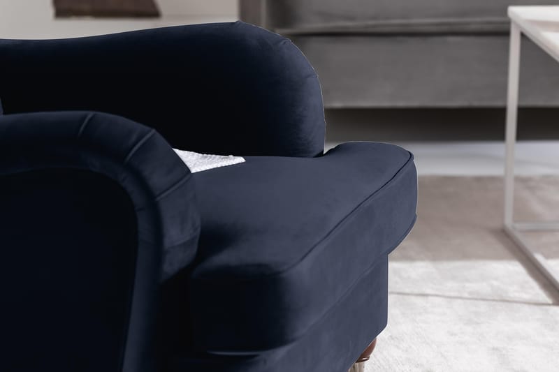 Howard Riviera Lænestol Velour - Midnatsblå - Møbler - Stole & lænestole - Lænestole - Howard lænestol