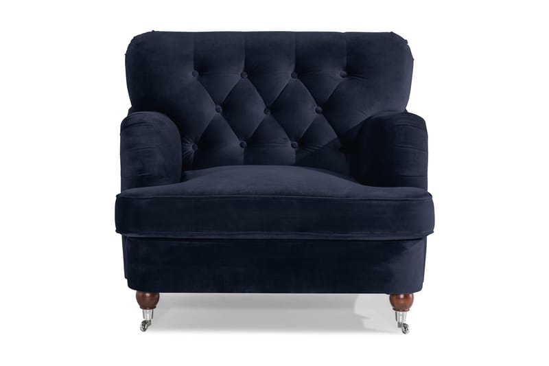 Howard Riviera Lænestol Velour - Midnatsblå - Møbler - Stole & lænestole - Lænestole - Howard lænestol