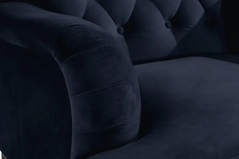 Howard Riviera Lænestol Velour - Midnatsblå - Møbler - Stole & lænestole - Lænestole - Howard lænestol