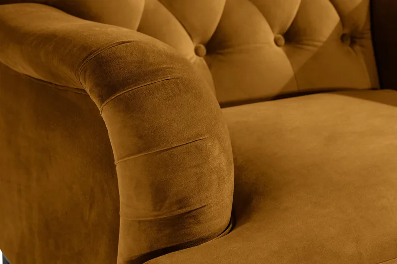 Howard Riviera Velour Lænestol - Amber - Møbler - Stole & lænestole - Lænestole - Howard lænestol