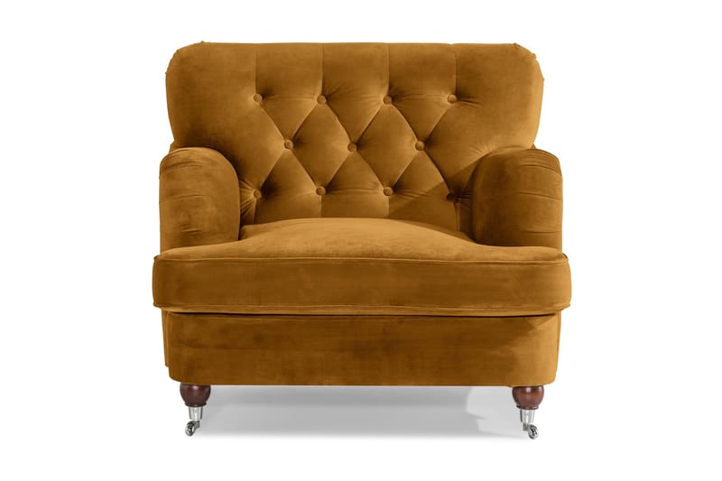 Howard Riviera Velour Lænestol - Amber - Møbler - Stole & lænestole - Lænestole - Howard lænestol