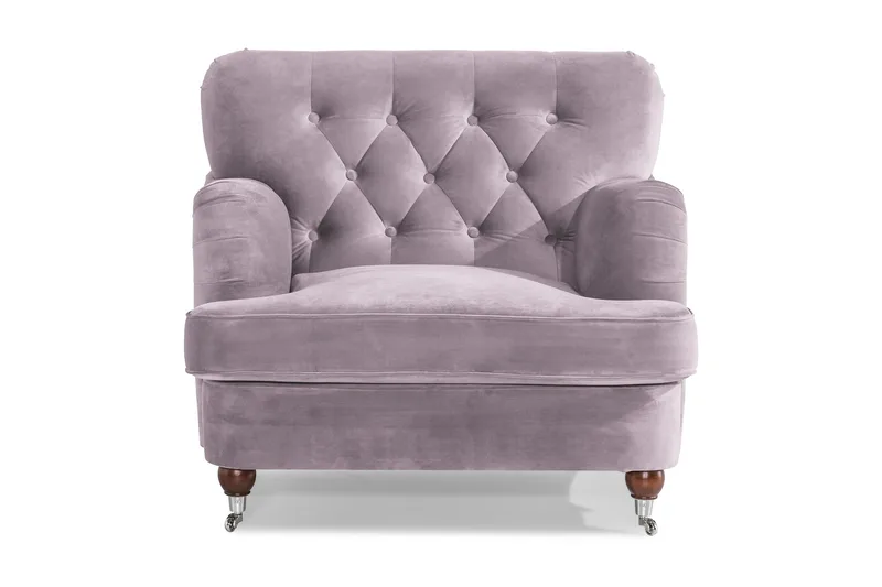 Howard Riviera Velour Lænestol - Lilla - Møbler - Stole & lænestole - Lænestole - Howard lænestol