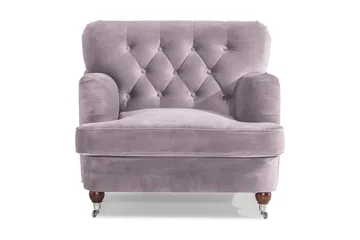 Howard Riviera Velour Lænestol - Lilla - Møbler - Stole & lænestole - Lænestole - Howard lænestol