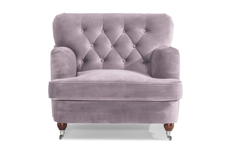 Howard Riviera Velour Lænestol - Lilla - Møbler - Stole & lænestole - Lænestole - Howard lænestol