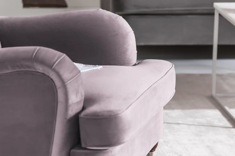 Howard Riviera Velour Lænestol - Lilla - Møbler - Stole & lænestole - Lænestole - Howard lænestol