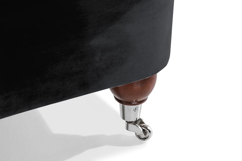 Howard Riviera Velour Lænestol - Sort - Møbler - Stole & lænestole - Lænestole - Howard lænestol