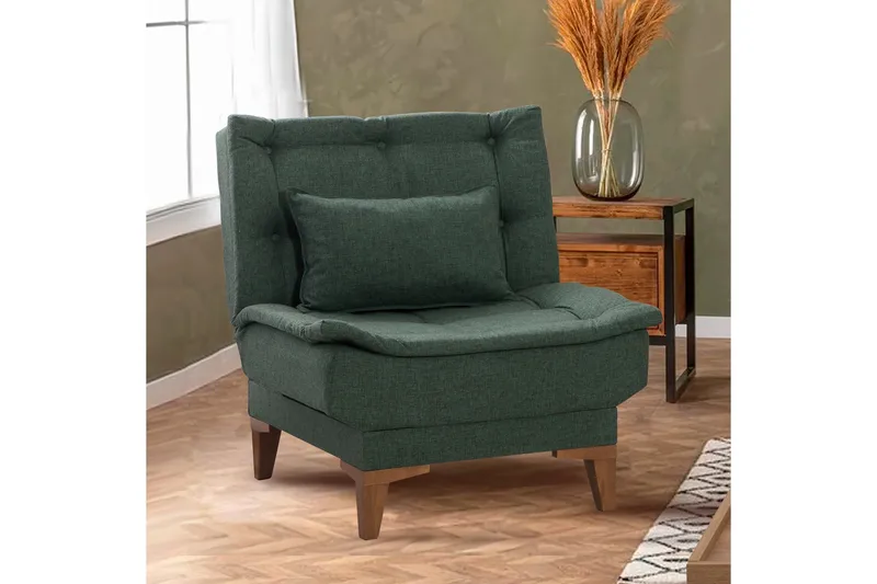 Hunterville Lænestol - Grøn - Møbler - Stole & lænestole - Lænestole - Lænestol uden armlæn