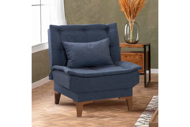 Hunterville Lænestol - Mørkeblå - Møbler - Stole & lænestole - Lænestole - Lænestol uden armlæn