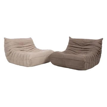 Hvilestol HOME4YOU Fiona Beige - beige - Møbler - Stole & lænestole - Lænestole - Lænestol uden armlæn