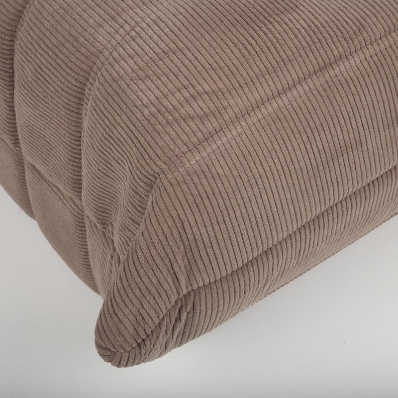 Hvilestol HOME4YOU Fiona Lysebrun - lysebrun - Møbler - Stole & lænestole - Lænestole - Lænestol uden armlæn