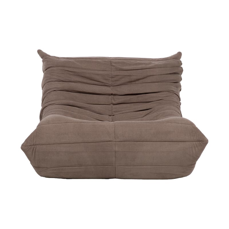 Hvilestol HOME4YOU Fiona Lysebrun - lysebrun - Møbler - Stole & lænestole - Lænestole - Lænestol uden armlæn