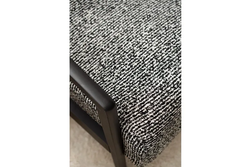 Illen Öronlappsfåtölj - Sort/Hvid - Møbler - Stole & lænestole - Lænestole - Øreklapstol