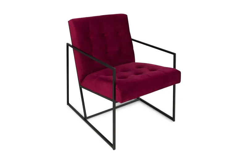 Indy Lænestol, Rød/Sort