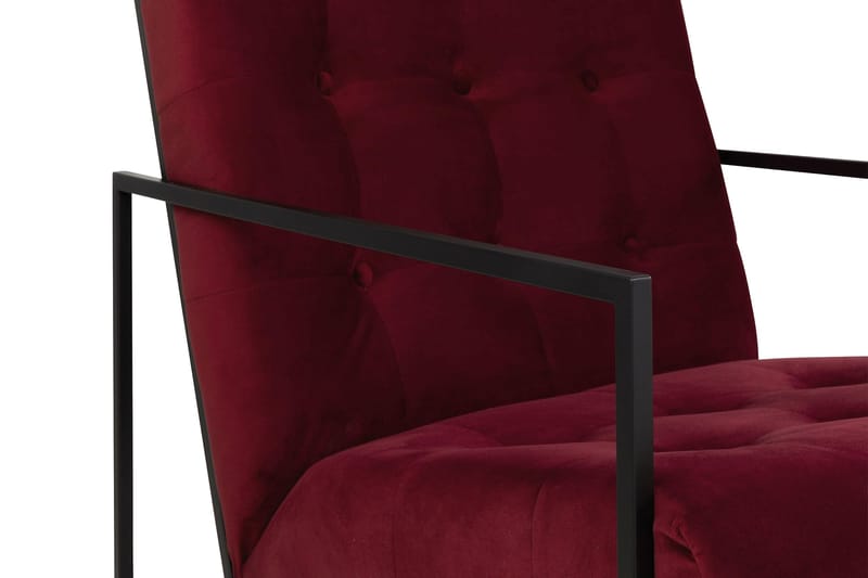 Indy Lænestol - Rød/Sort - Møbler - Stole & lænestole - Lænestole