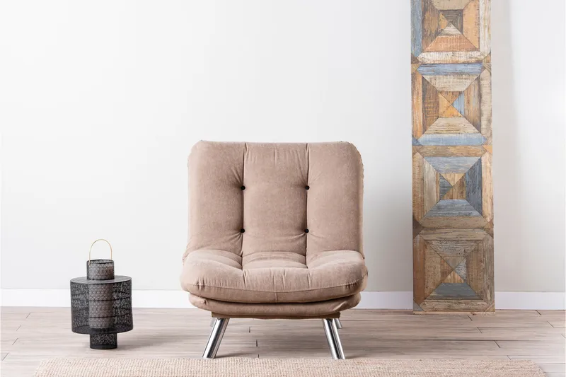 Janiece lænestol - Brun - Møbler - Stole & lænestole - Lænestole - Lænestol uden armlæn