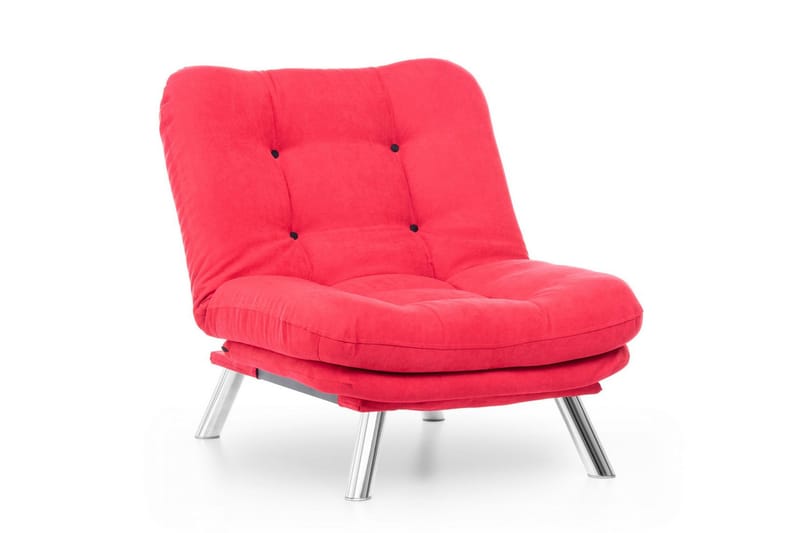 Janiece lænestol - Rød - Møbler - Stole & lænestole - Lænestole - Sengestol
