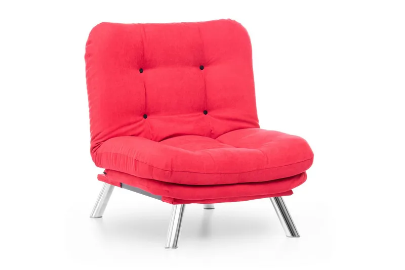 Janiece lænestol - Rød - Møbler - Stole & lænestole - Lænestole - Lænestol uden armlæn