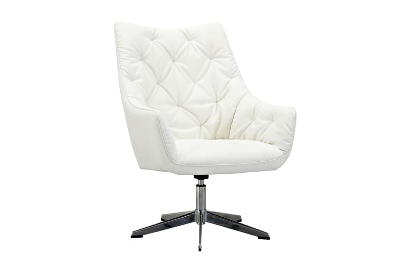 Jetstar Lænestol Kunstlæder - Hvid - Læderstol - Lænestole