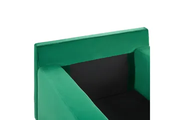 Juklund Chaiselong 88 cm - Sort/Grøn - Møbler - Stole & lænestole - Lænestole - Chaiselong lænestol & Divan lænesto
