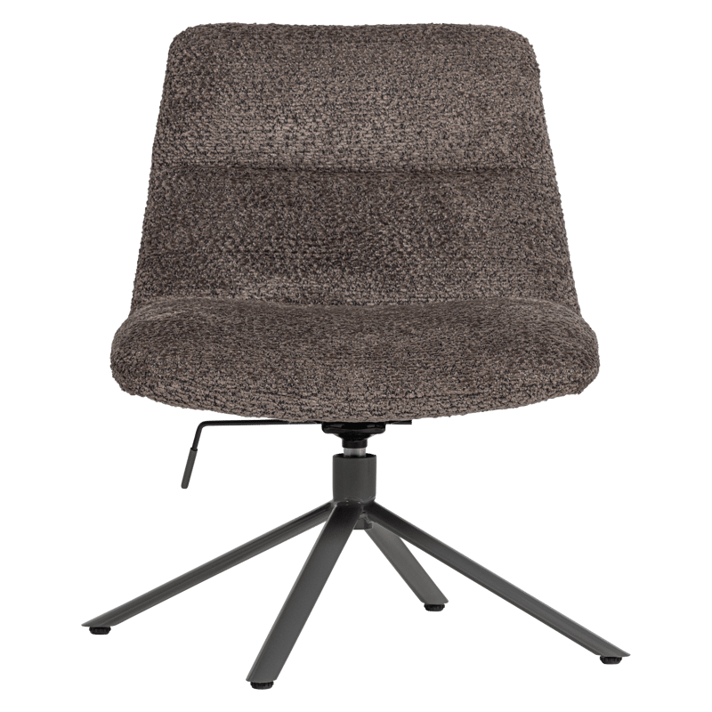 Justerbar drejeflænestol Soren - Brun - Møbler - Stole & lænestole - Lænestole - Lænestol med vippefunktion