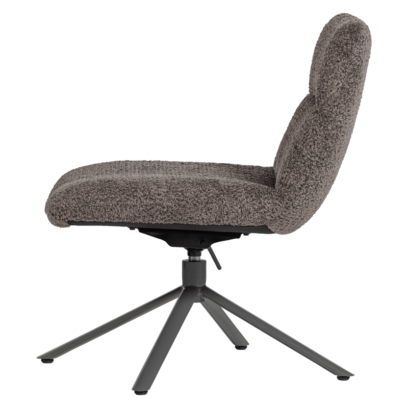 Justerbar drejeflænestol Soren - Brun - Møbler - Stole & lænestole - Lænestole - Lænestol med vippefunktion