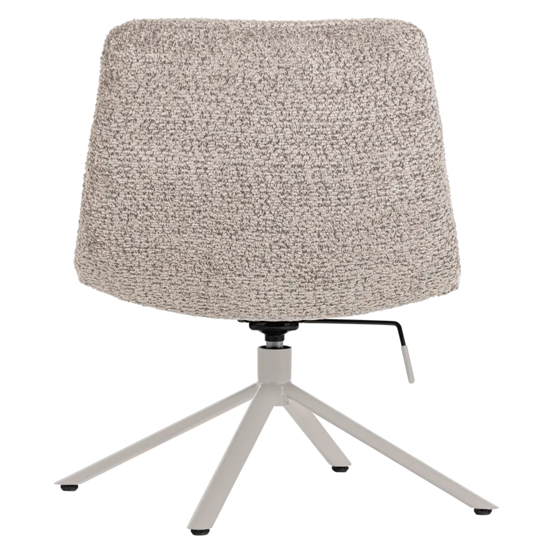 Justerbar drejeflænestol Soren - Grå - Møbler - Stole & lænestole - Lænestole - Lænestol uden armlæn