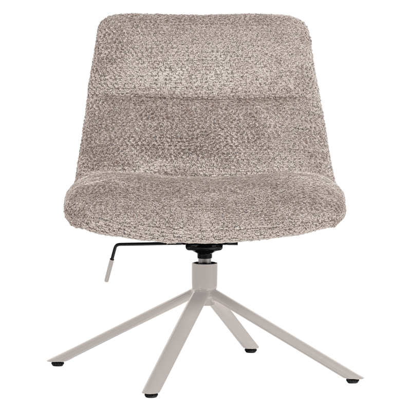 Justerbar drejeflænestol Soren - Grå - Møbler - Stole & lænestole - Lænestole - Lænestol med vippefunktion