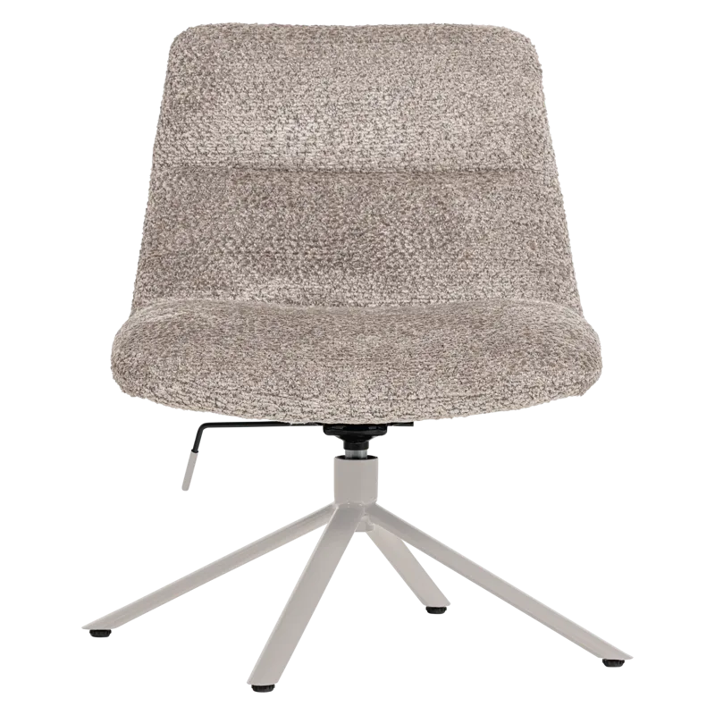 Justerbar drejeflænestol Soren - Grå - Møbler - Stole & lænestole - Lænestole - Lænestol uden armlæn