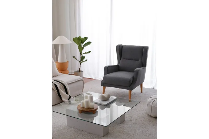 Klam Lænestol, Grå