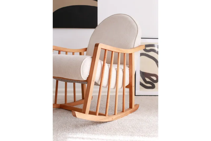 Klea Lænestol - Hvid - Møbler - Stole & lænestole - Gyngestol