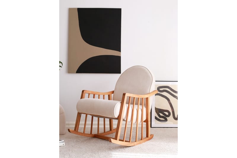 Klea Lænestol - Hvid - Møbler - Stole & lænestole - Gyngestol