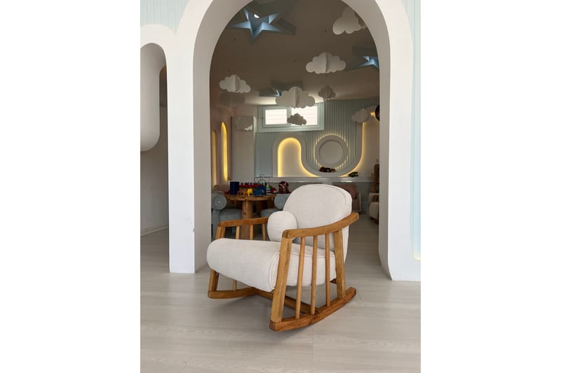 Kleamini Lænestol, Hvid