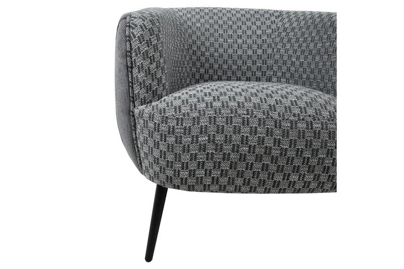 Accent Lænestol Grå - Møbler - Stole & lænestole - Lænestole - Klubstol