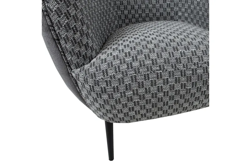 Accent Lænestol Grå - Møbler - Stole & lænestole - Lænestole - Klubstol