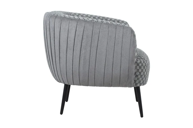 Accent Lænestol Grå - Møbler - Stole & lænestole - Lænestole - Klubstol