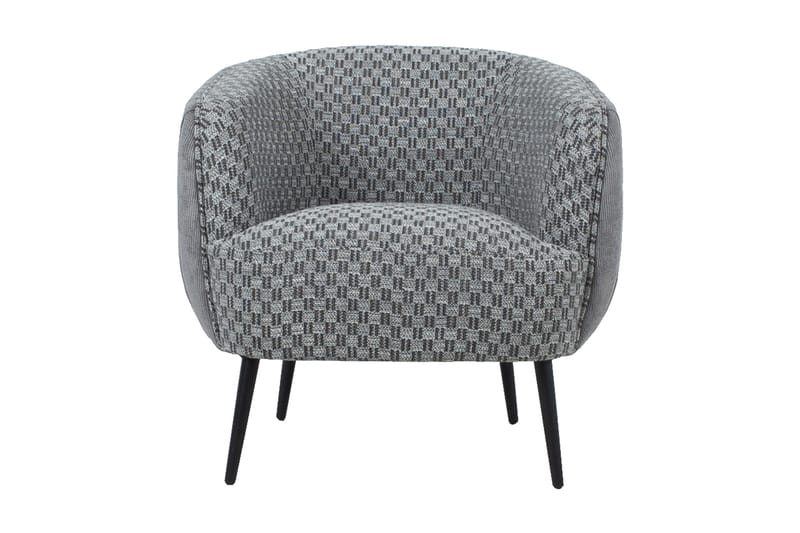 Accent Lænestol Grå - Møbler - Stole & lænestole - Lænestole - Klubstol
