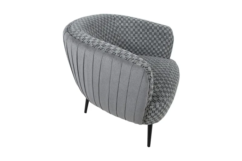 Accent Lænestol Grå - Møbler - Stole & lænestole - Lænestole - Klubstol