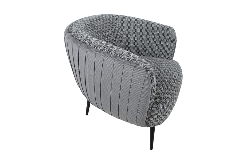 Accent Lænestol Grå - Møbler - Stole & lænestole - Lænestole - Klubstol