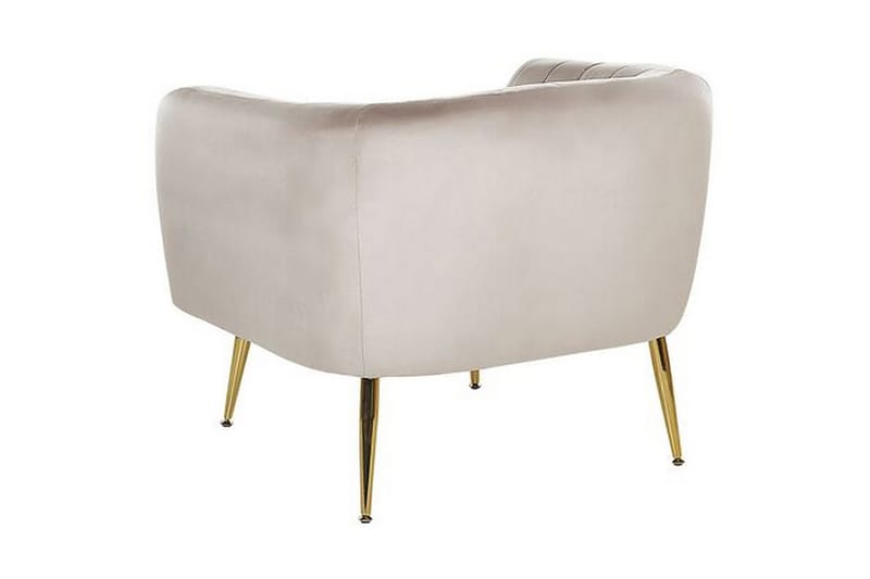 Amania Lænestol - Velour/Grå - Møbler - Stole & lænestole - Lænestole