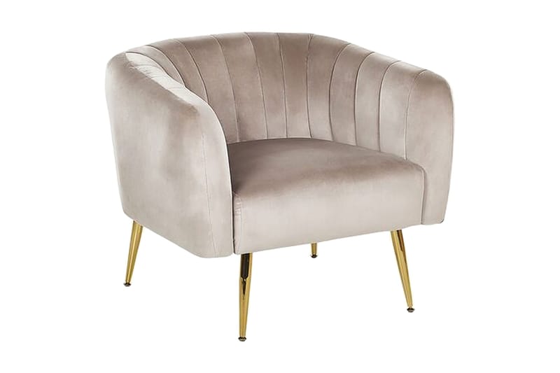 Amania Lænestol, Velour/Grå