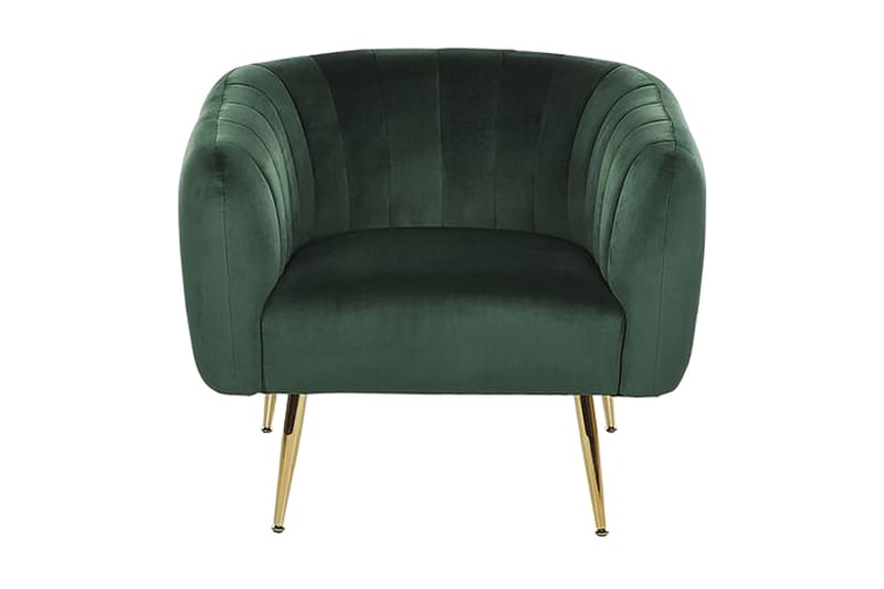Amania Lænestol - Velour/Grøn - Møbler - Stole & lænestole - Lænestole - Klubstol