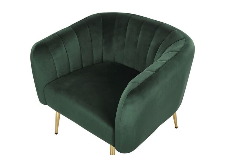 Amania Lænestol - Velour/Grøn - Møbler - Stole & lænestole - Lænestole - Klubstol