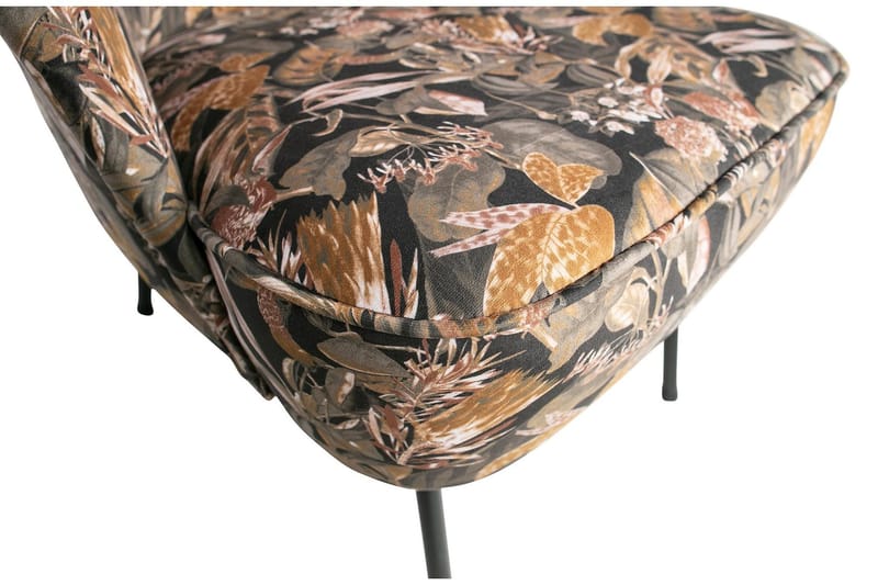 Bastien Lænestol - Velour/Sort - Møbler - Stole & lænestole - Lænestole - Klubstol