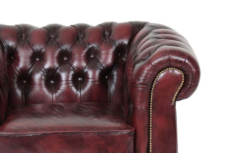Birmingham Lænestol - Læder Okseblod - Møbler - Stole & lænestole - Lænestole - Chesterfield lænestole