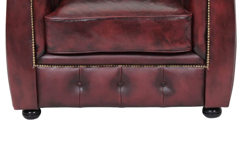 Birmingham Lænestol - Læder Okseblod - Møbler - Stole & lænestole - Lænestole - Chesterfield lænestole