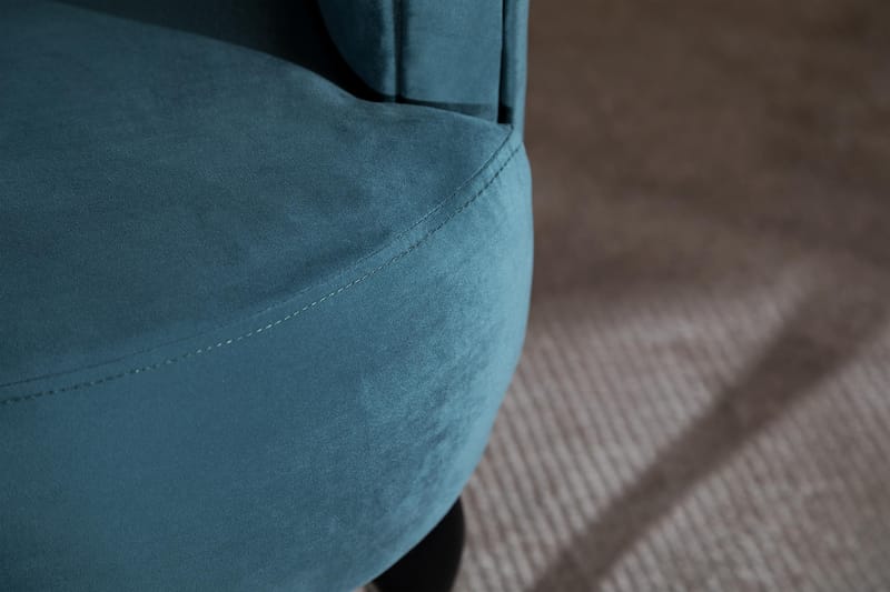 Dahlia Siss Club Lænestol - Blågrøn Velour - Møbler - Stole & lænestole - Lænestole - Klubstol