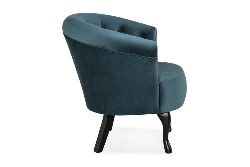 Dahlia Siss Club Lænestol - Blågrøn Velour - Møbler - Stole & lænestole - Lænestole - Klubstol