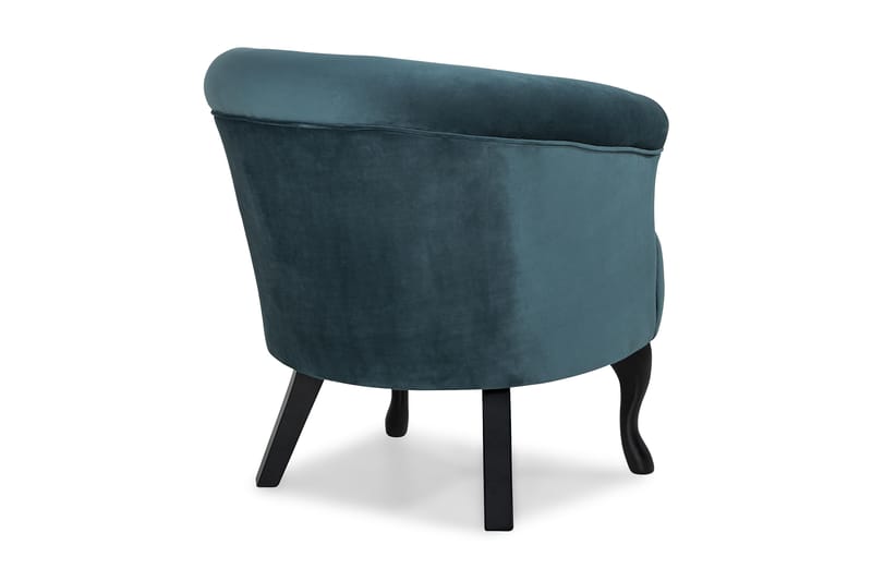 Dahlia Siss Club Lænestol - Blågrøn Velour - Møbler - Stole & lænestole - Lænestole - Klubstol