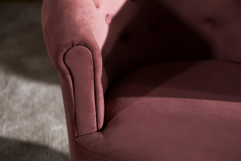 Dahlia Siss Club Lænestol - Rustlyserød Velour - Møbler - Stole & lænestole - Lænestole - Klubstol