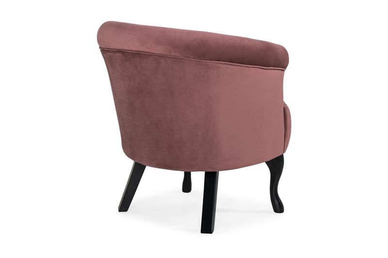 Dahlia Siss Club Lænestol - Rustlyserød Velour - Møbler - Stole & lænestole - Lænestole - Klubstol